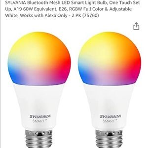 SYLVANIA Bluetooth Mesh LED Smart Light Bulb (MULTICOLOR)